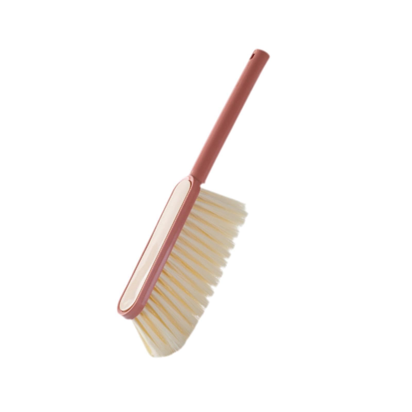 Pixzcsa Red Cleaning Brush Bed Brush Household Bristles Unique, 22X9cm