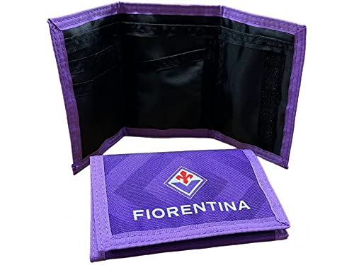  FCP VANNISPORT Portafoglio Borsellino Fiorentina Viola A Strappo Prodotto Ufficiale Logo Nuovo Calcio Anni Adulto Ragazzo Bambino Uomo