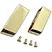 Gold-Plated Magazine Base Pads for Kimber Pro Tac-Mag, 1911 Full Size .45 ACP 8-Round, 2-Pack