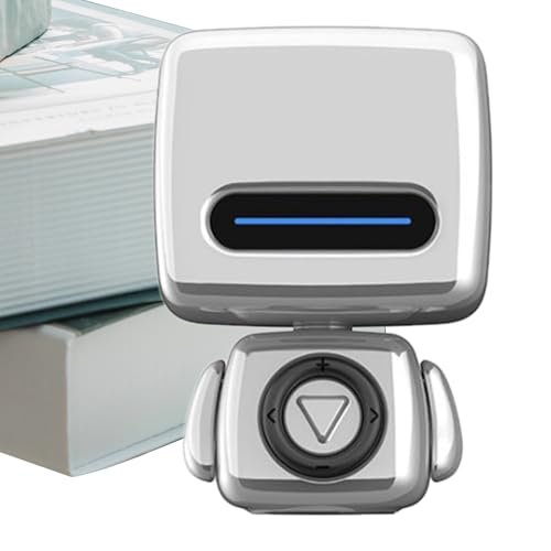 Altavoz portátil genérico, altavoz inteligente impermeable con forma de robot – dispositivo tecnológico compacto con sonido estéreo para casa, estudio, coche, cuarto de baño