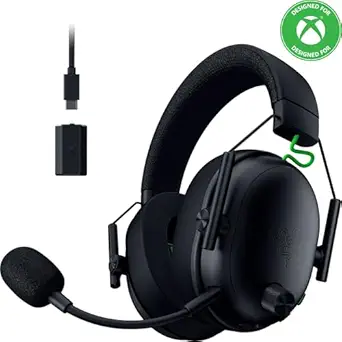 black razer shark v3 wireless gaming headset with 50mm drivers