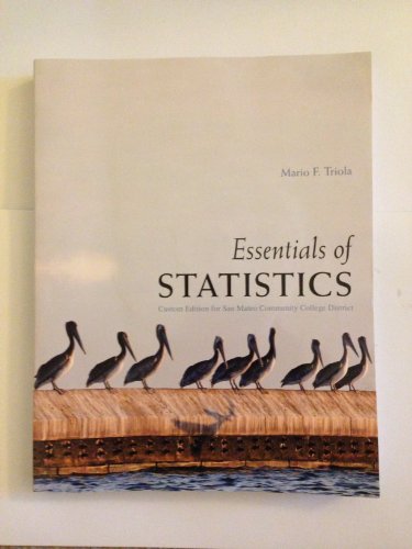 ESSENTIALS OF STATISTICS-W/CD 0558976468 Book Cover