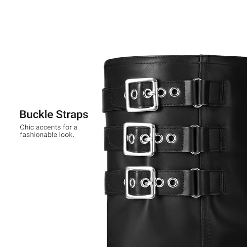 Image of DREAM PAIRS Fold-over Knee High Fashion Boots for Women