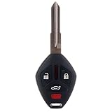 ECCPP Replacement fit for Uncut Keyless Entry Remote Key Fob 07-2012 Mitsubishi Eclipse/Galant OUCG8D620MA (Pack of 1)
