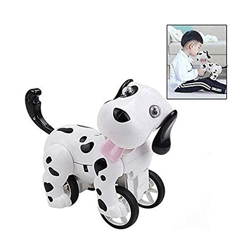 ELVASEN Remote Control Dog Robot Toys for Kids, Robot Puppy Electronic Pet Dog Toys, Interactive Walking,Talking,Singing,Dancing Best Christmas Dog Gift for Boys and Girls Age 3-10