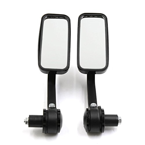 Ruilogod 2Pcs Universal Black Rotatable Rear View Side Mirror 10mm for Motorcycle (id: ca1 77c 345 14a 803