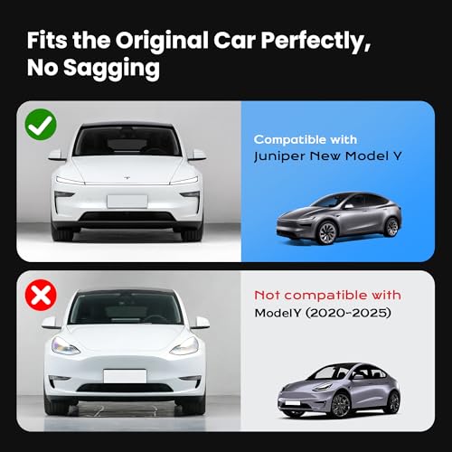 Image of for Tesla Model Y Roof Sunshade - Custom Glass Roof Heat & UV Protection Sun Shade for Model Y Juniper 2025-2026, Reflective Nano Insulation Cover, Easy Install & Foldable