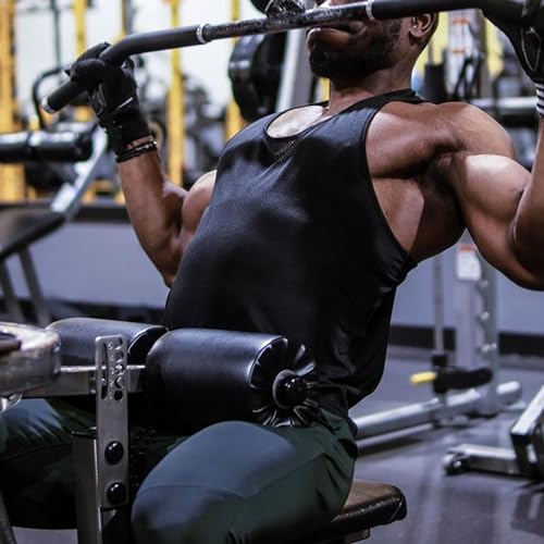 Image of BROKIG Mens Tapered Gym Joggers Pants Workout Sweat Pants | Athletic,Running,Hidden Zipper Pocket,Ankle Zip,Functional Breathable Mesh,Quick Dry,4-Way Stretch,Polyester Spandex Blend