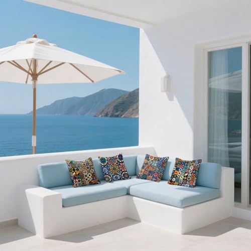 Housse de coussin 50x50cm en velours géométrique avec fermeture invisible