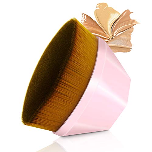 Makeup Foundation Brush Seamless Large Area Face Blush Foundation Brush Cosmetics Cream Simple Operation Kabuki Brush with Storage Box