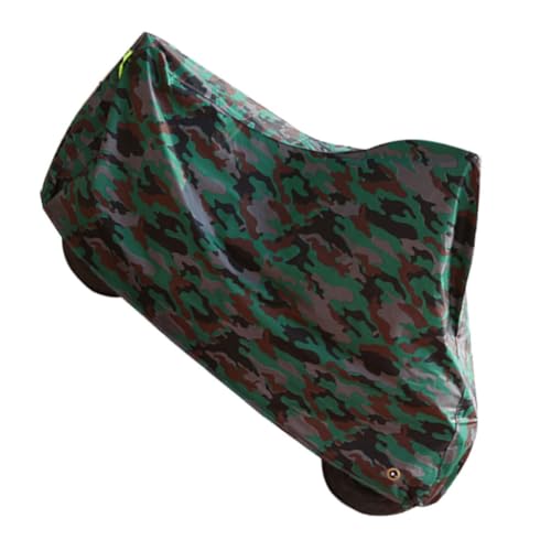 Housse de moto XL contre la pluie et le vent bâche aluminium camouflage vert