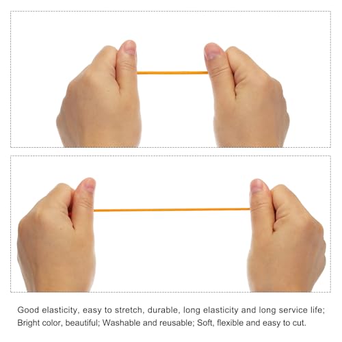 PATIKIL 109 Yards(100m) Bungee Cord Elastic Cord Heavy Stretch String Rope 1.5mm Gold for Crafting DIY Sewing Hook Straps Camping Tie Down Strap - Image 3