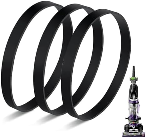 JEDELEOS 3 Replacement Belts for Bissell Model 2252 2253 2254 22543 2255 2256 2258 2259 2260 2316 1309 1790 1792 1793 1413 2739 Powerlifter/CleanView Swivel Rewind Pet Vacuum Cleaner