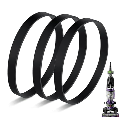 JEDELEOS Replacement Belts for Bissell Model 2252 2253 2254 22543 2255 2256 2258 2259 2260 2316 1309 1790 1792 1793 1413 2739 Powerlifter and CleanView Swivel Rewind Pet Vacuum Cleaner, Pack of 3