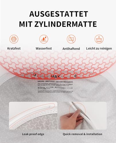 PETKIT Pura Max Selbstreinigende Katzentoilette, 76L Katzenklo Selbstreinigend,xSecure/Geurverwijdering/App-Steuerung/Maximales Fassungsvermögen, Automatisches Katzenklo für Mehrere Katzen – Bild 7