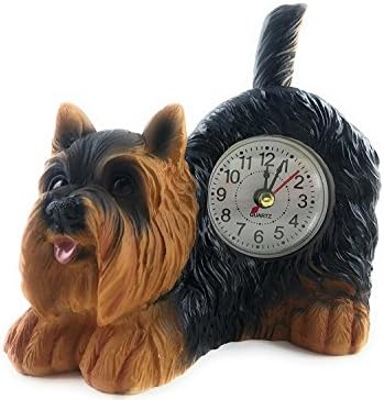 ART INTERNATIONAL Yorkshire Terrier Critter Desk Clock