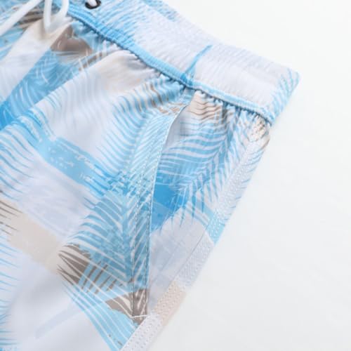 Mens Swim Trunks Quick Dry Board Shorts with Pockets Drawstring Funny Summer Beach Shorts3
