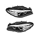 Sootvp Xenon Headlights Assemblies Fit for 2014 2015 2016 2017BMW 5-Series F10/F18 Front Headlights Headlamps Replacement Left Driver Side & Passenger Side