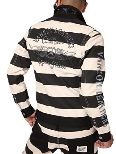 VANSON バンソン つなぎ デニム フライング オールインワン ンウォッシュ インディゴ STAR WING NVAO-301A