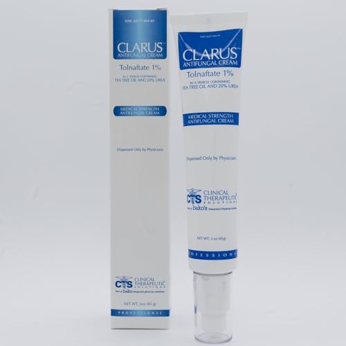 Advanced Footcare Clarus Antifungal Cream-Medical Strength 3 Oz.