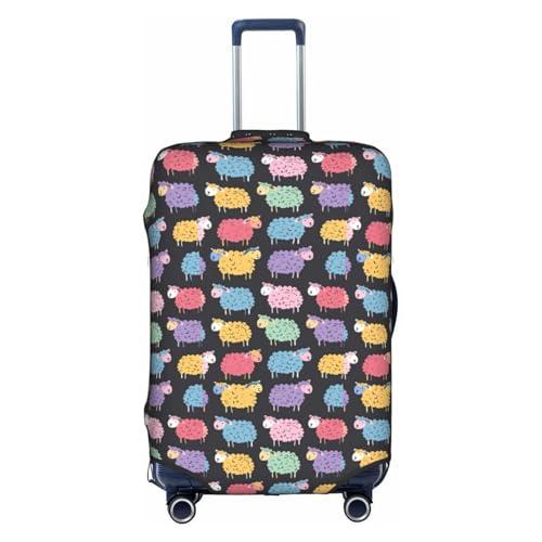 Housse de protection universelle élastique motif mouton blanc L pour organiseur