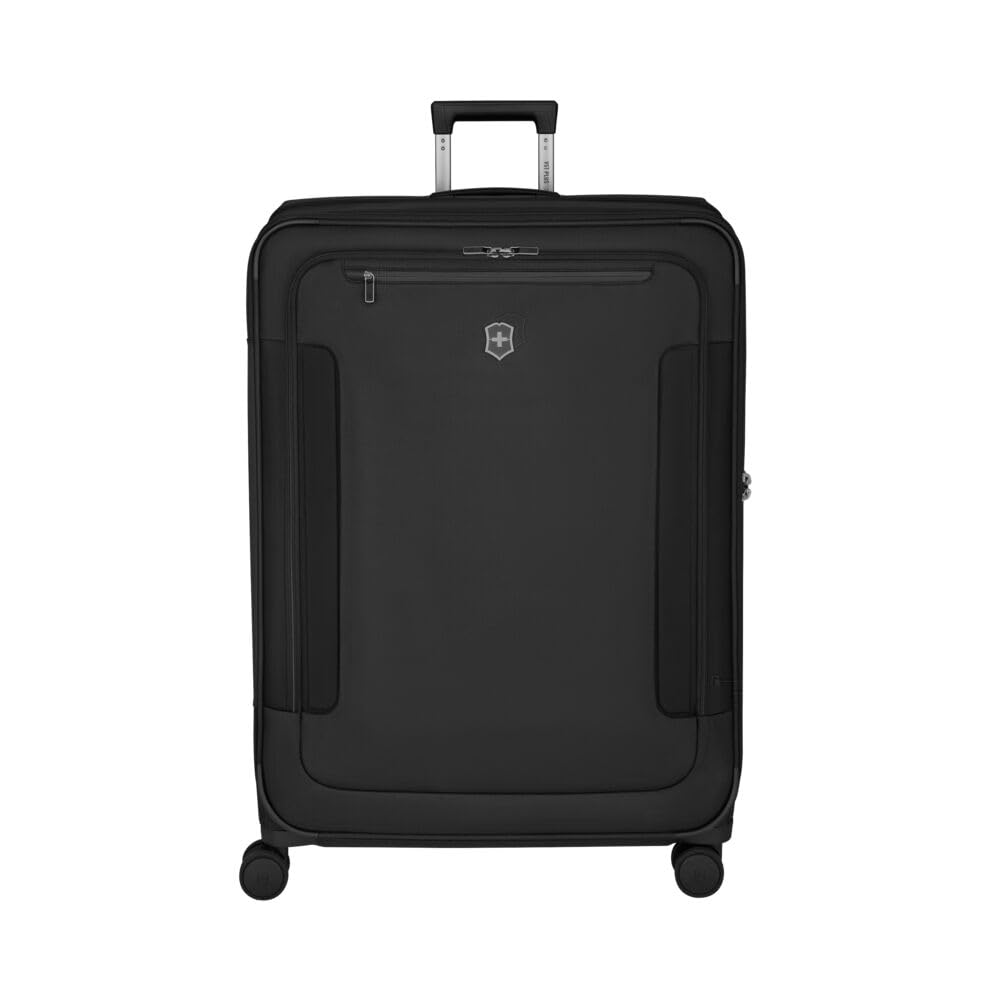 VictorinoxWerks Traveler 7.0, Extra Large Case, 8-Wheel Softside Expandable Travel Case, Black