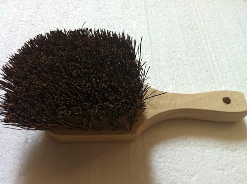 Soro Essentials- 8” Wok Pot Brush with Palmyra Bristles and Wooden Handle- Wok Brush Kitchen Cleaning Brush Pot Scraper Scrubber Pan Brush Great for Cleaning Skillet Grill - Thumbnail 3