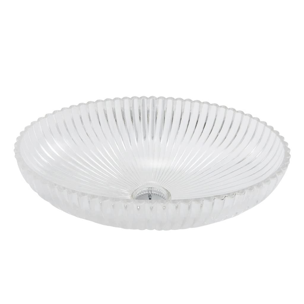 ADERFETBI Bathroom Sink Bathroom Vessel Sink Round Art Glassware Home Countertop(Sink only)