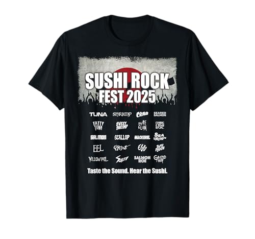 寿司 ロック フェス SUSHI ROCK FEST 2025 - Vintage Japan Flag Tシャツのサムネイル