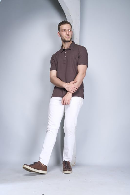 Image of Interwove Bamboo Knitted Polo T-Shirt