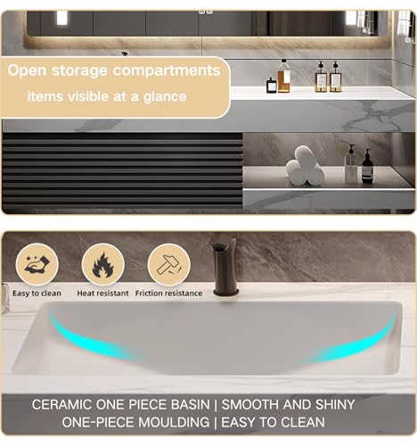 Luxury Bathroom Storage Tower Cabinet