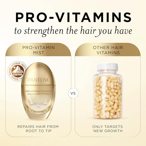 image for Pantene Pro-Vitamin Essence, Daily Repair Mist, Weightless Leave-On Tr
