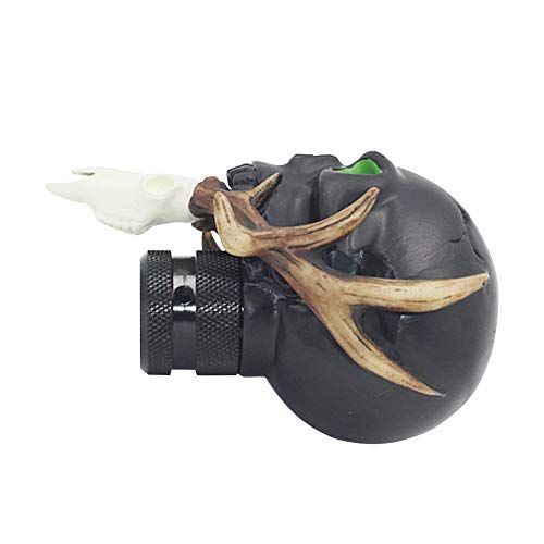 Sakali Specail Skull With Beard Car Gear Stick Shift Shifter Knob Universal Fit For Most Manual Transmission Or Automatic Transmission Without Lock Button(Black) #TOP4