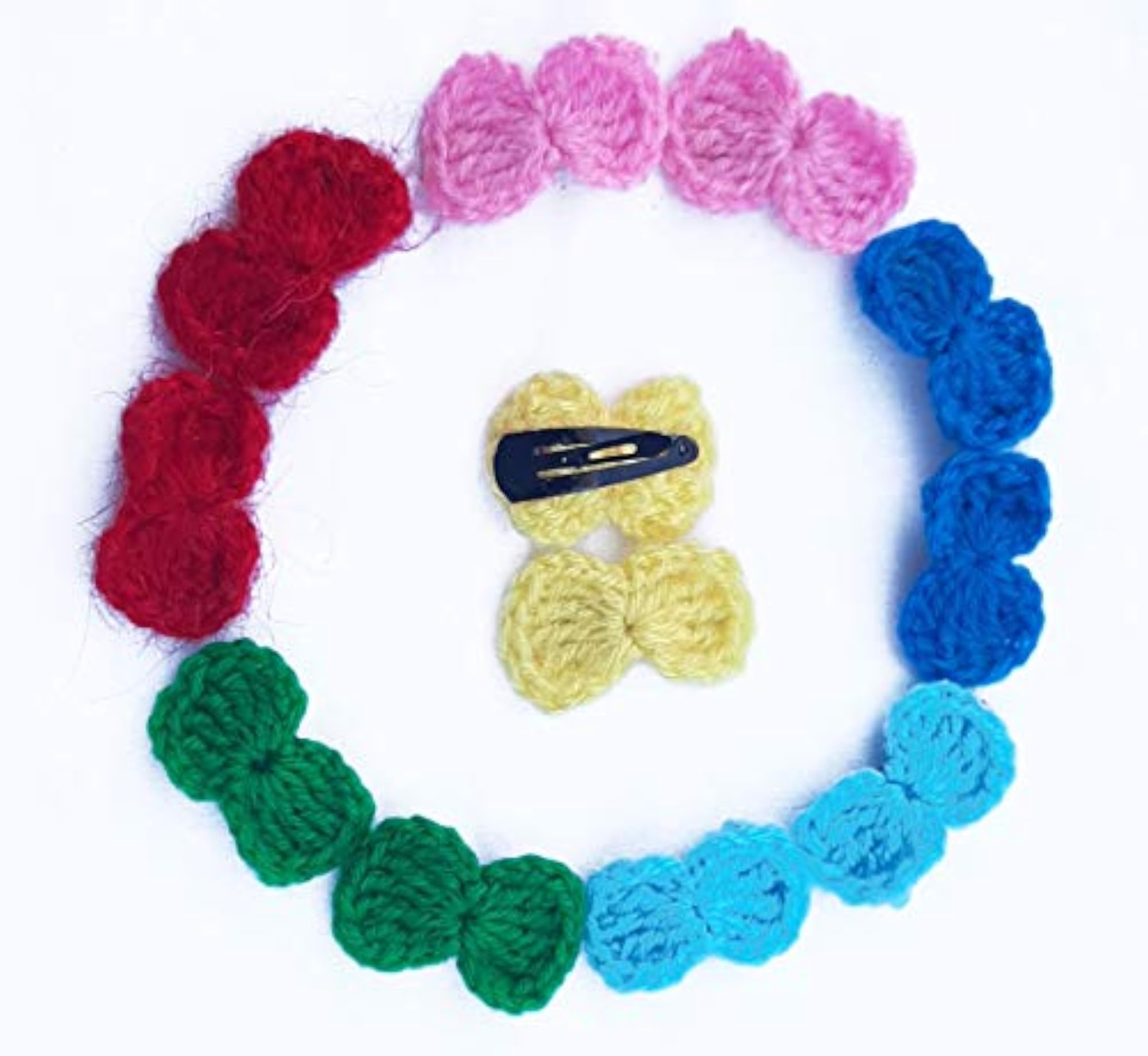 Multicolor Crochet Hair Pin