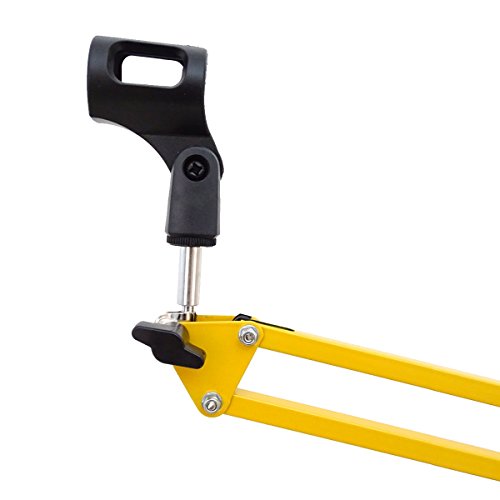 Rode NT1-A condensatormicrofoon + KEEPDRUM NB35 tafel-microfoonarm microfoonstandaard scharnierarm (geel) - Image 8