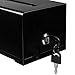 AdirOffice-637 Acrylic Donation & Ballot Box with Lock (6.25