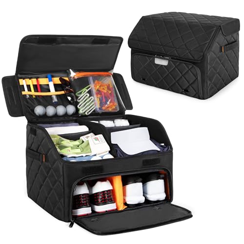 Organizador para Maletero de Coche PGmoon y Carrito de Golf con Zapatero Ventilado