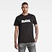 G-STAR Raw Men's Holorn Graphic Crew Neck Short Sleeve T-Shirt, RAW: Black, Large