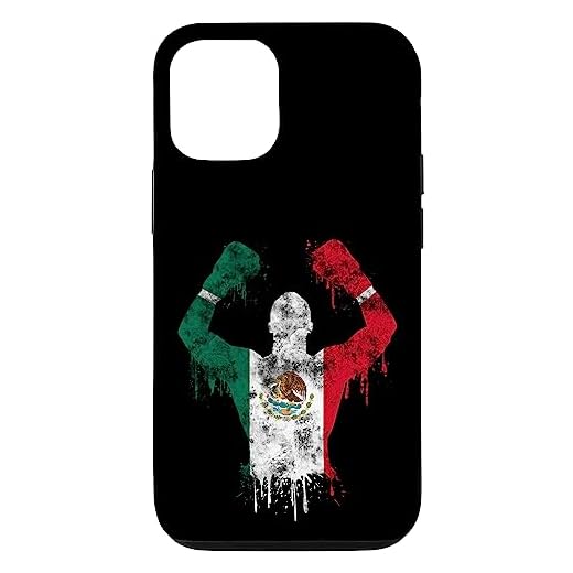 Hülle für iPhone 15 Mexikanische Boxhandschuhe, Mexiko-Flagge, Mexiko-Flagge