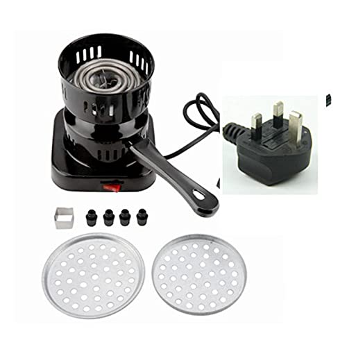 QILIN Grillen KohleanzüNder, Elektro-Holzkohle-Starter, 110V/220V 800W Shisha Shisha-Holzkohle-Brenner, Heizungsherd…