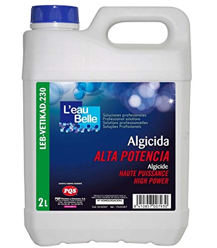 Algicida Alta Potencia LEB VETIKAD 230. Botella 2 Lt. + Regalo Vaso dosificación Graduado