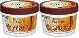 Garnier Fructis Hair Food Macadamia Trockenes und widerspenstiges Haar Maske 400ml (Packung mit 2)
