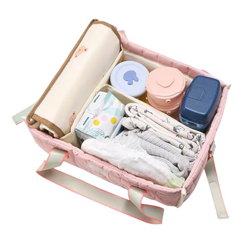Bolsa De Pañales De Viaje - Bolsa De Tote Ligero De Gran Capacidad - Cesta Con Lenguas | Para Niños, Niñas, Mujeres, Padres, Madres, Viajes, Guarderías Y