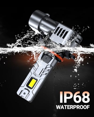Image of SEALIGHT 𝟗𝟎𝟏𝟐 Bulbs Brightest 50,000LM 6500K 9012 Bulbs With Cooling Fan Canbus Ready 70000+ Lifespan, Pack of 2