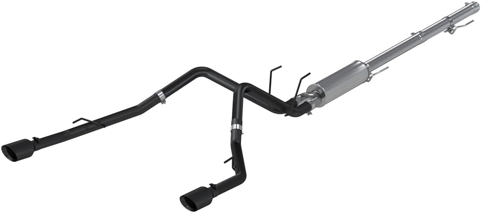 MBRP S5146304 T304-Stainless Steel Dual Split Rear Cat Back Exhaust System