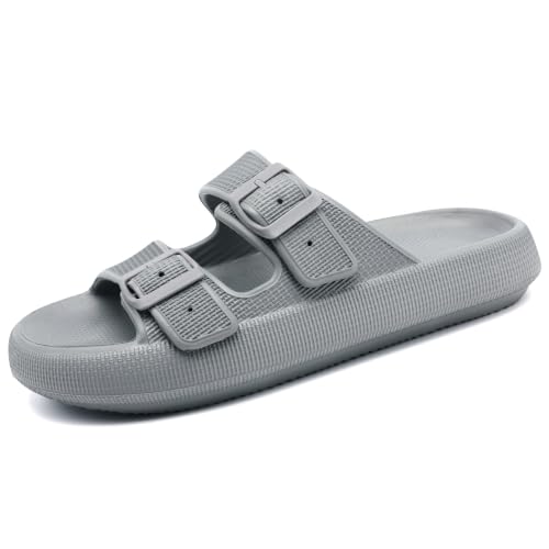 Waysoland Cozyslides Original Damen Herren,Wolkenschuhe Damen Sandalen Wolken mit Verstellbaren Schnallen Rutschfest Schnell Trocknend… – Ansicht 2