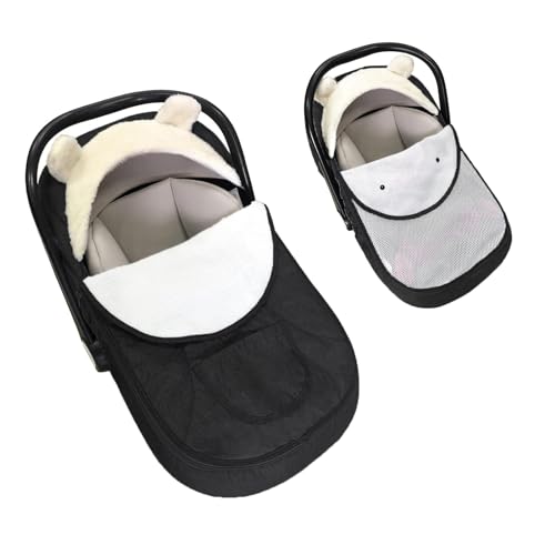 Image of Winter Car Seat Cover for Babies - Keeps Baby Warm & Cozy, Universal Fit for All Seasons