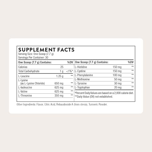Image of THORNE - Amino Complex - Clinically-Validated EAA and BCAA Powder for Pre or Post-Workout - Promotes Lean Muscle Mass & Exercise Recovery* - NSF Certified for Sport - 30 Servings - 8.1 Oz - Lemon