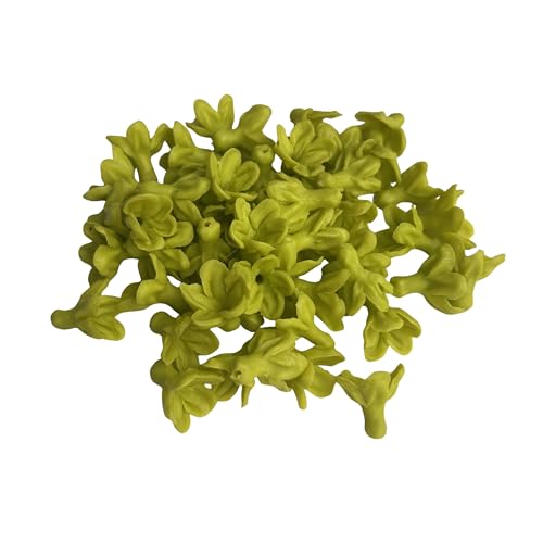 50 PCS Pakalana 03 Cowslip Creeper Flower Clay Beads for Jewelry Making DIY Craft Supplies