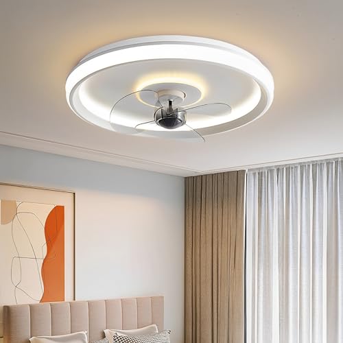 Ventilateur de plafond silencieux à intensité variable et 3 vitesses d'air - 4